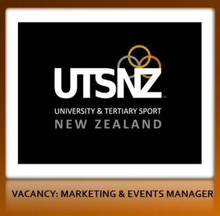 UTSNZ  Vacancy: Marketing and Events Manager 