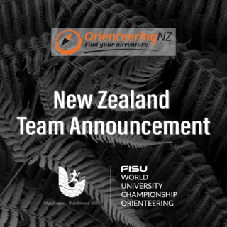 Team announced for 2022 FISU World University Orienteering Championships