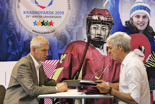 FISU President meets with IOC to chart progress of mutual interests